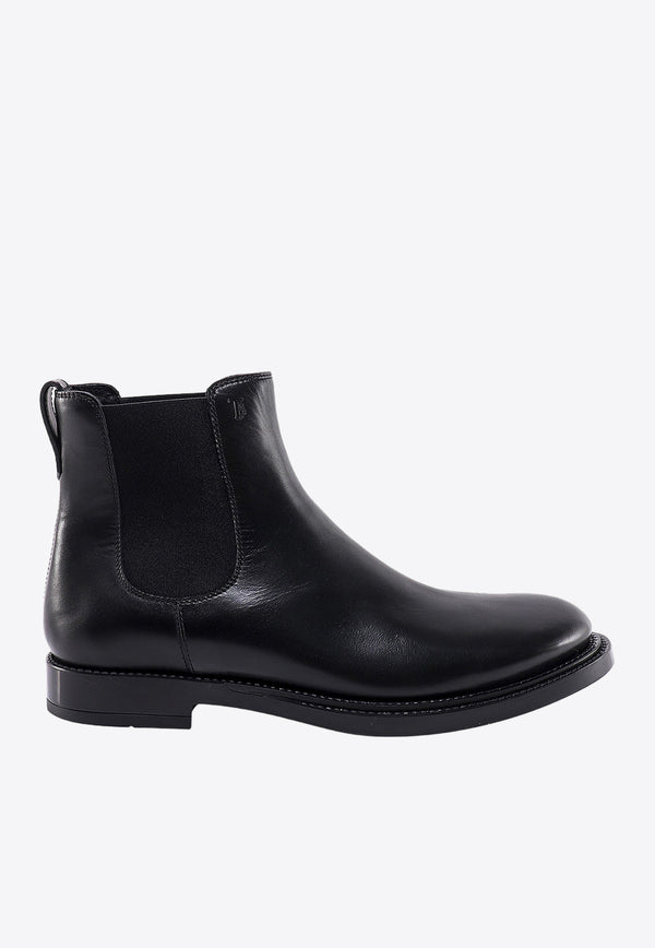 Tod's Leather Ankle Boots Black XXM62C00P20OLW_B999