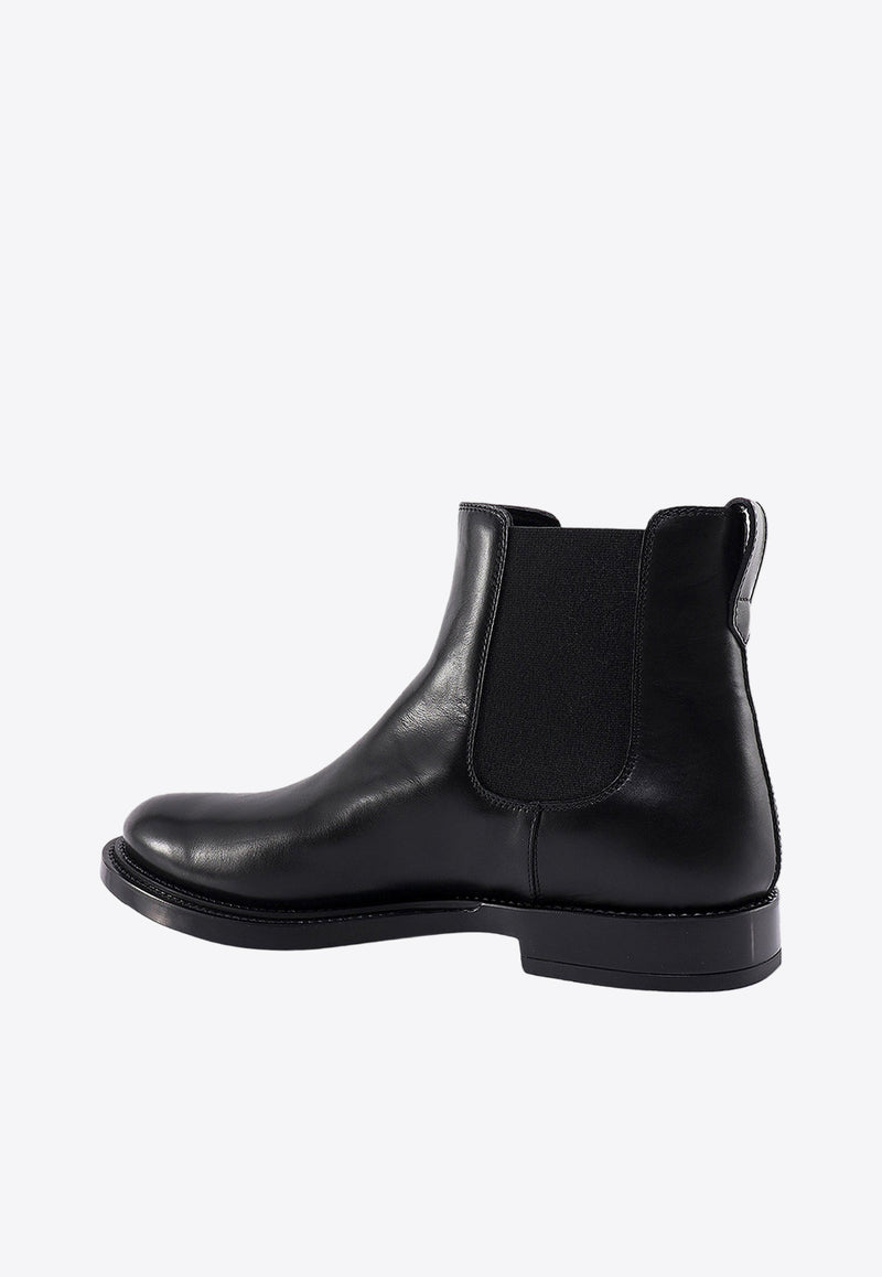 Tod's Leather Ankle Boots Black XXM62C00P20OLW_B999