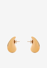 Bottega Veneta Small Drop-Shaped Earrings Gold 716783VAHU0_8120