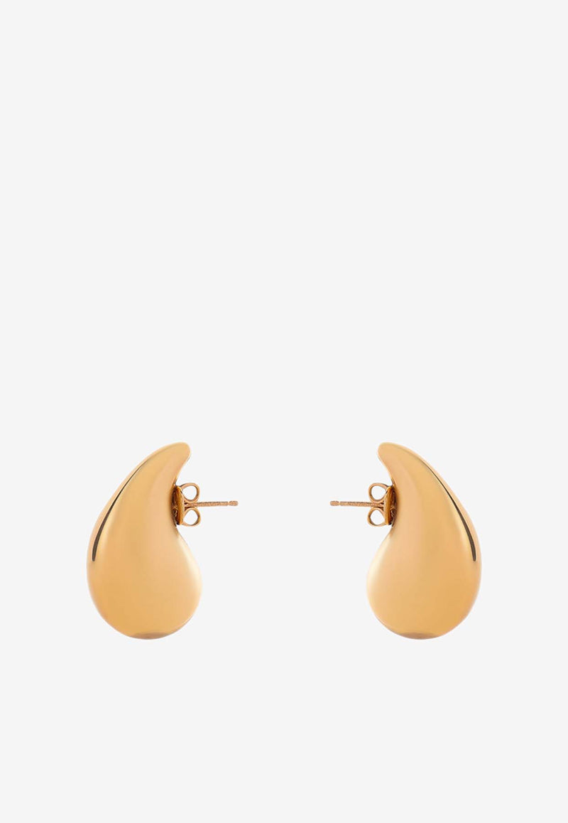 Bottega Veneta Small Drop-Shaped Earrings Gold 716783VAHU0_8120