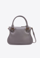 Chloé Medium Marcie Leather Shoulder Bag Gray C22AS660I31_053