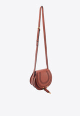 Chloé Small Marcie Leather Crossbody Bag Brown C22AS680I31_25M