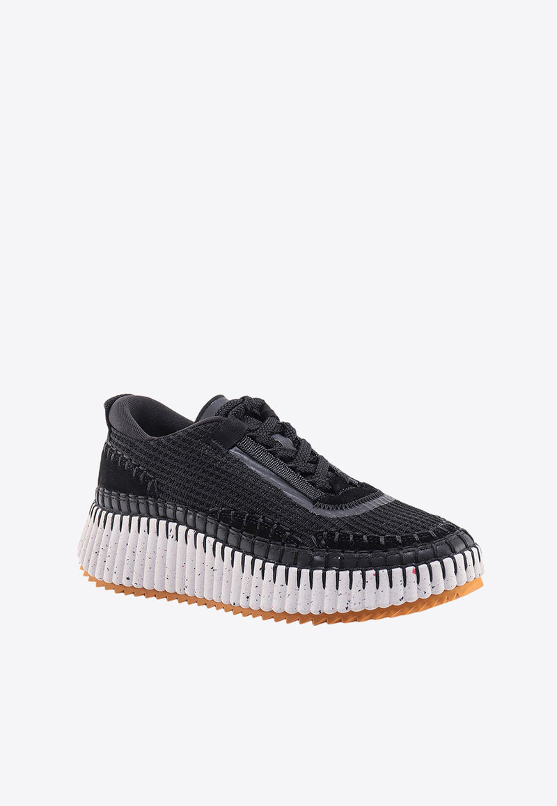 Chloé Nama Low-Top Sneakers Black C22S579Y0_001