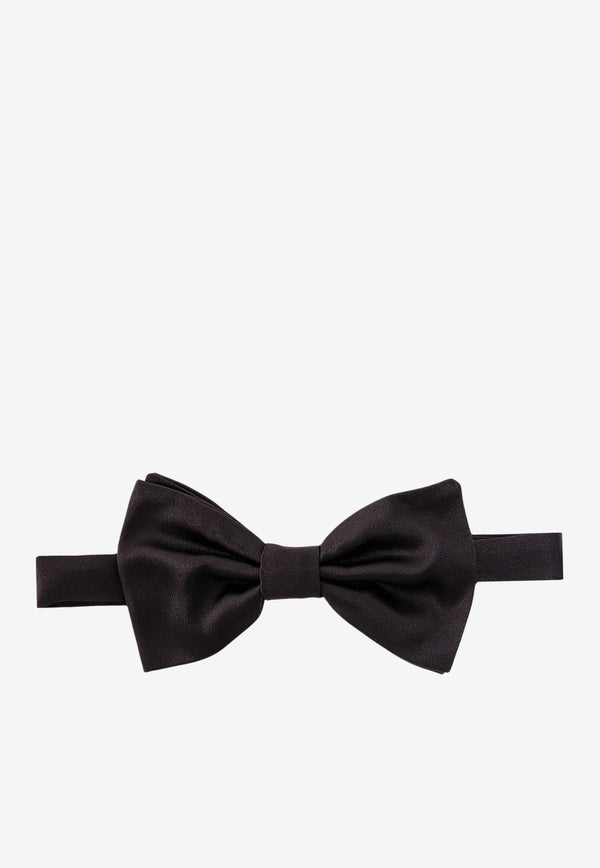 Dolce & Gabbana Basic Silk Bow Tie Black GR053EG0U05_N0000