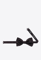 Dolce & Gabbana Basic Silk Bow Tie Black GR053EG0U05_N0000