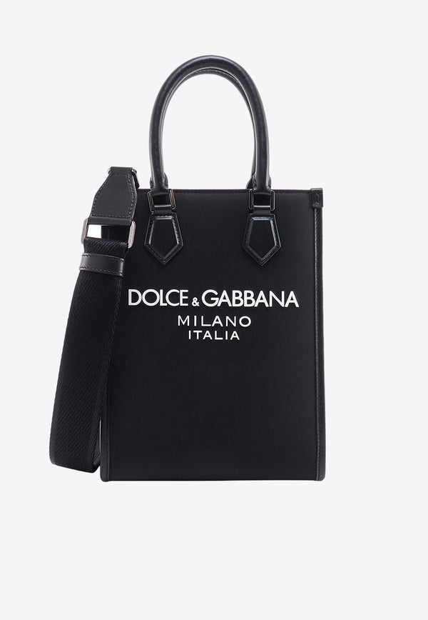 Dolce & Gabbana Small Rubberized Logo Messenger Bag BM2123AG182_8B956