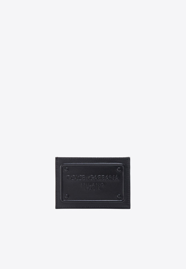 Dolce & Gabbana Calfskin Embossed Logo Card Holder
 BP3239AG218_80999