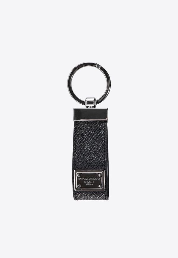 Dolce & Gabbana Calfskin Logo Tag Key Chain BP1371AG219_80999