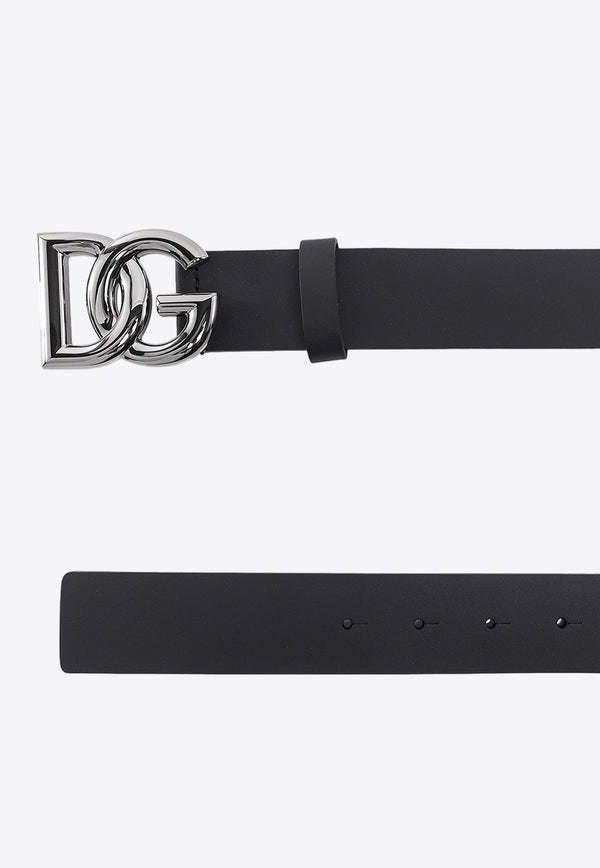 Dolce & Gabbana DG Logo Leather Belt BC4644AX622_8V363