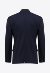 Dolce & Gabbana Double-Breasted Stretch Wool Tuxedo Jacket G2RT0TFUBE7_B0665