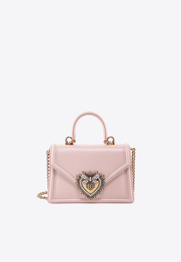 Dolce & Gabbana Small Devotion Calfskin Top Handle Bag BB6711AV893_80412