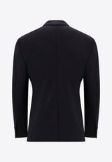 Dolce & Gabbana Single-Breasted Stretch Wool Blazer G2PQ4TGG150_N0000