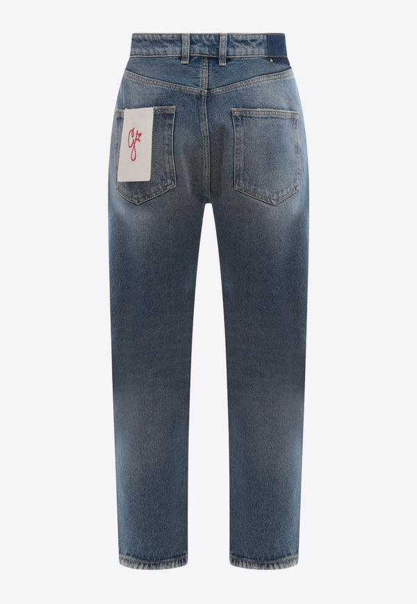 Golden Goose DB Straight-Leg Faded Jeans GMP00596P000621_50100