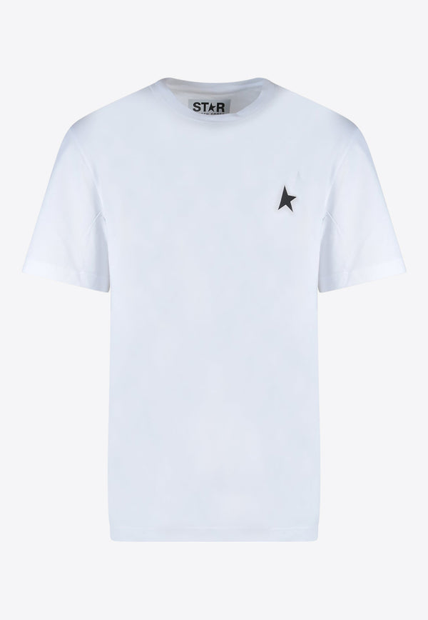 Golden Goose DB Star Print Crewneck T-shirt White GMP01220P000593_10364