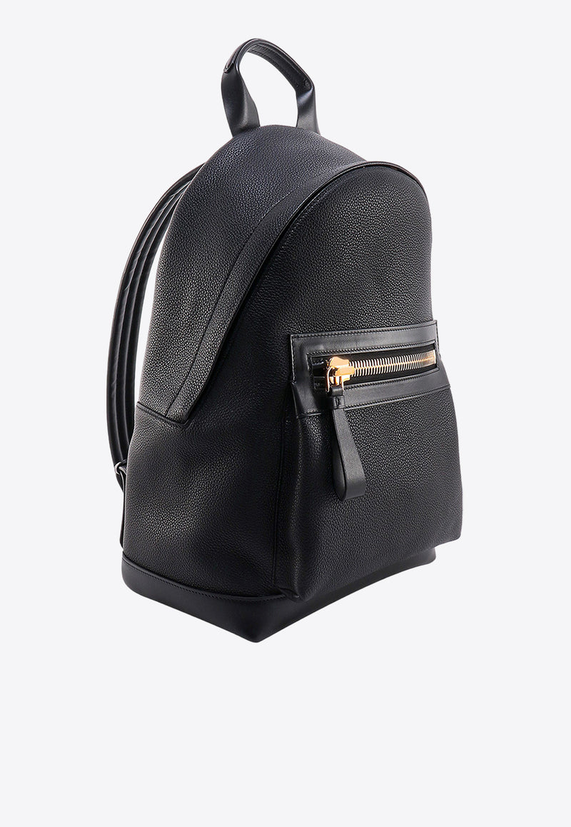 Tom Ford Leather Buckley Backpack Black H0397LCL213G_1N001