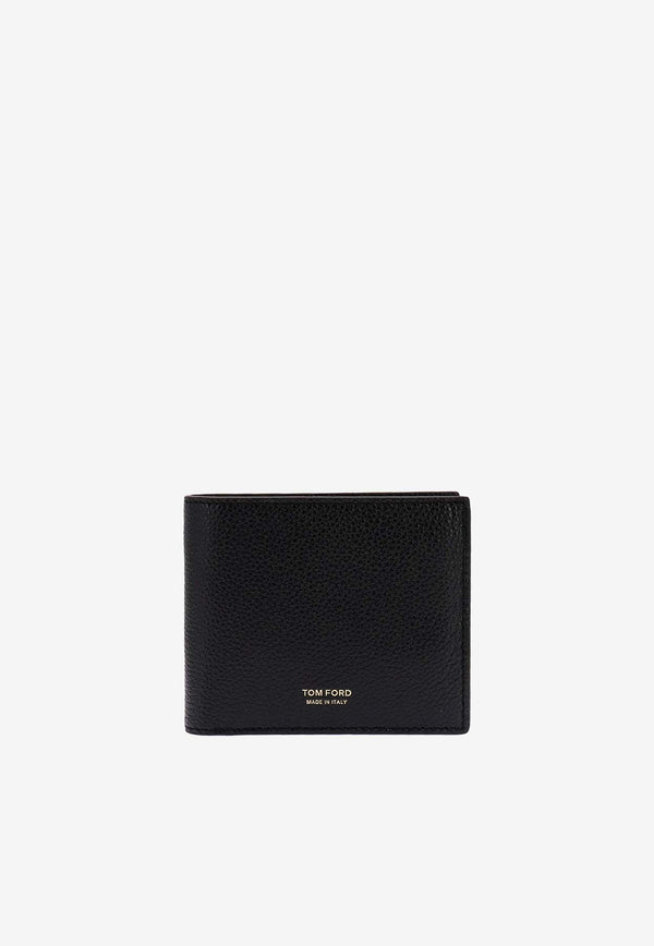 Tom Ford Logo Stamp Bi-Fold Leather Wallet Y0228LCL158G_1N001