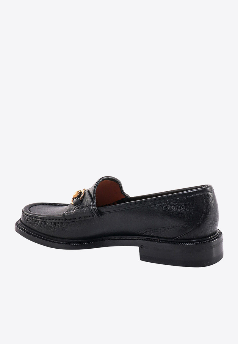 Gucci Horsebit-Detail Leather Loafers Black 723562U7J00_1000