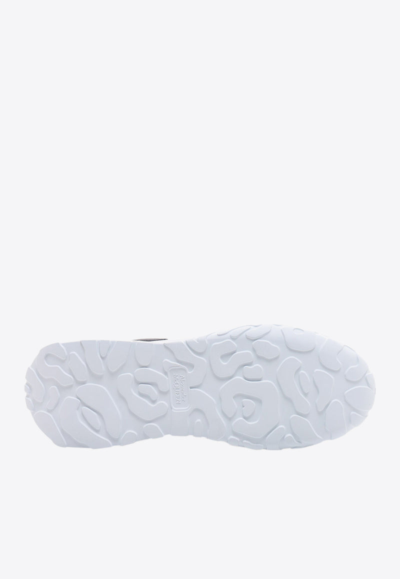 Alexander McQueen Court Tech Leather Low-Top Sneakers White 727366WIAAV_9061