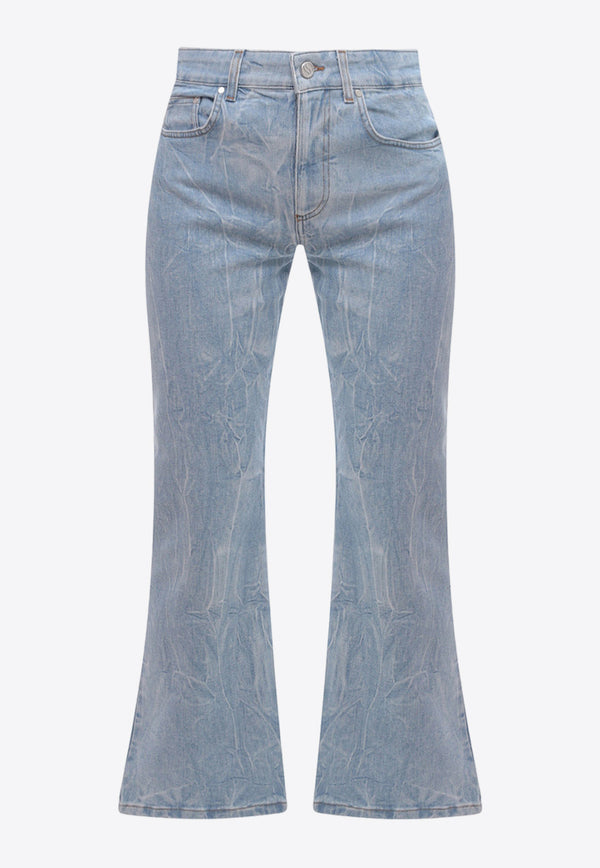 Stella McCartney Crinkle Bootcut Jeans Blue 6D00313SPH08_4256