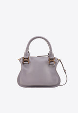 Chloé Small Marcie Leather Shoulder Bag Gray C22AS628I31_053