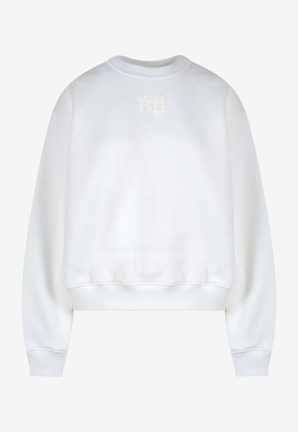 Alexander Wang Logo Detail Crewneck Sweatshirt 4CC3221360_100