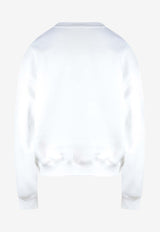 Alexander Wang Logo Detail Crewneck Sweatshirt 4CC3221360_100