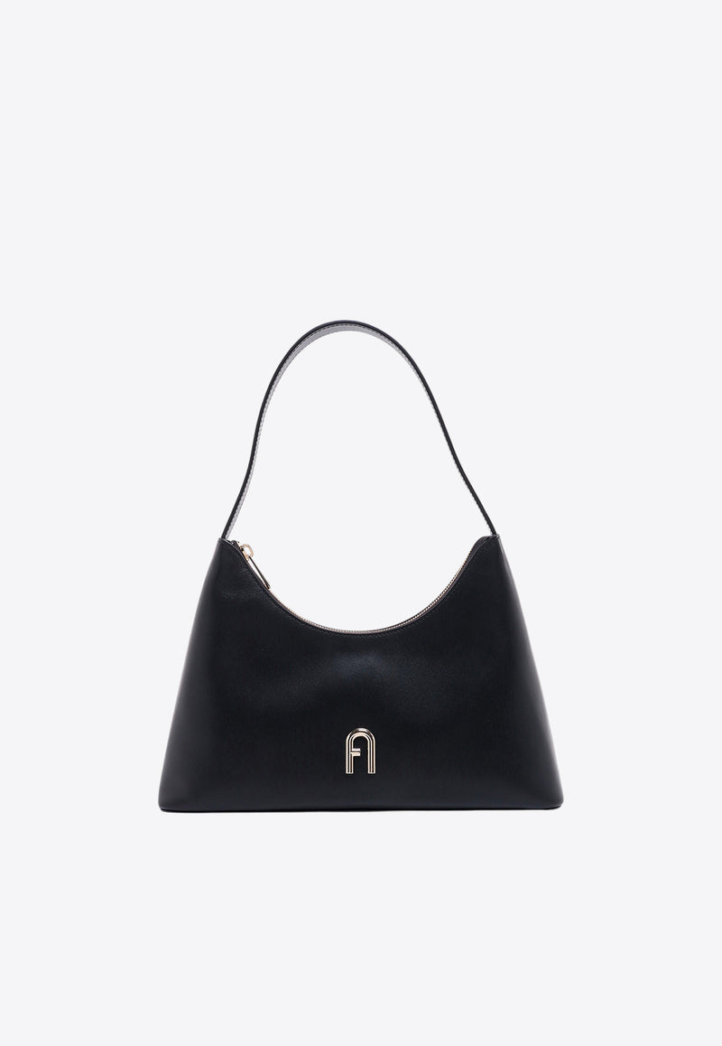 Furla Small Diamante Leather Shoulder Bag Black WB00782AX0733_NERO