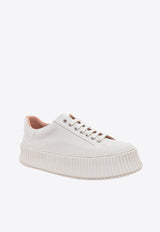 Jil Sander Canvas Low-Top Sneakers White J15WS0002P2965_107