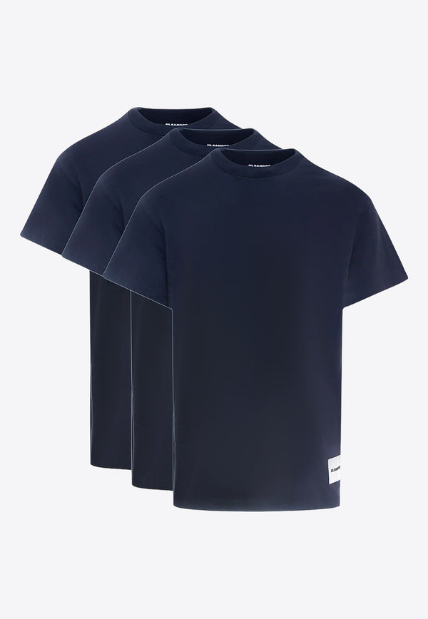 Jil Sander Short-Sleeved T-shirts - Pack of 3 J47GC0001J45048_402 Blue