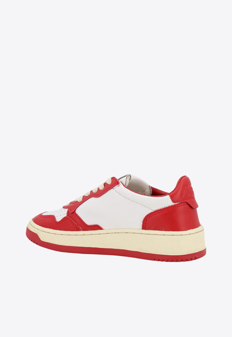 Autry Medalist Low-Top Sneakers Red AULWWB02_WB02