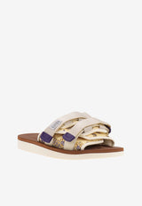 Suicoke Paisley Motif Nylon Sandals Beige OG056CABPT05_IVORY