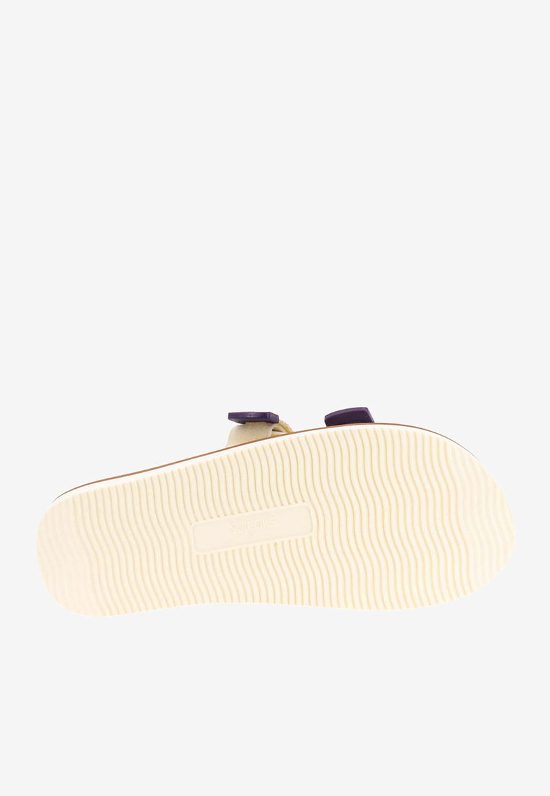 Suicoke Paisley Motif Nylon Sandals Beige OG056CABPT05_IVORY