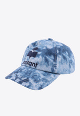 Isabel Marant Tyron Tie-Dye Logo Cap Blue CQ001XHAA1C11J_30BU