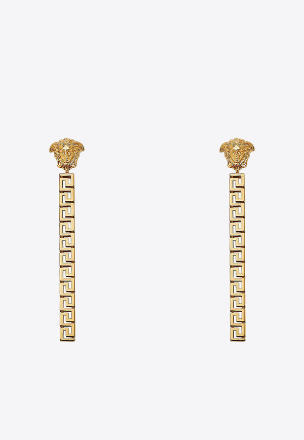 Versace Medusa Greca Drop Earrings 10008671A00620_3J000 Gold
