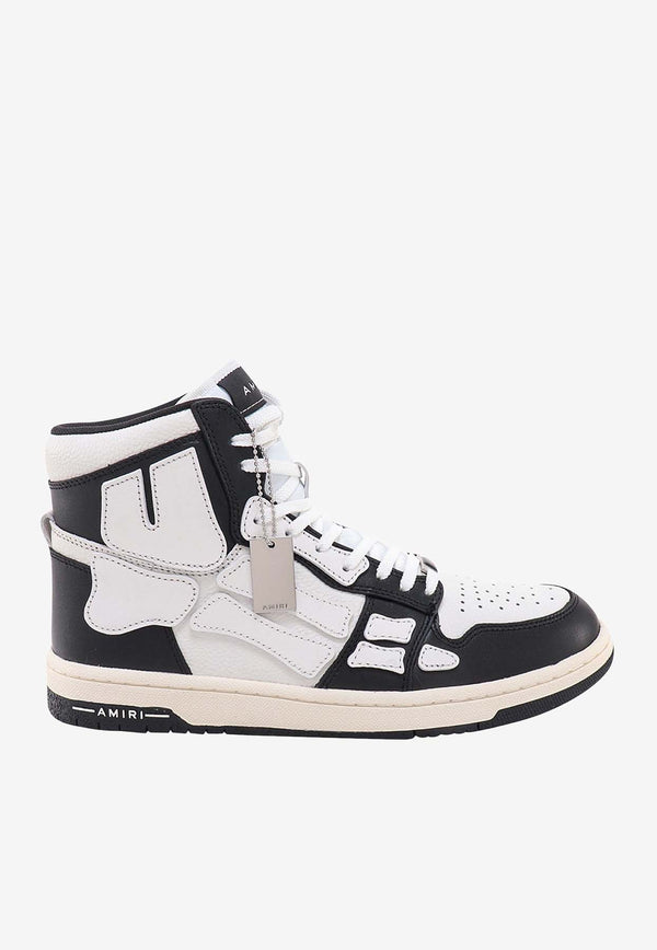 Amiri Skel Leather High-Top Sneakers Monochrome PXMFS001_004