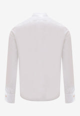 Finamore 1925 Mandarin Collar Shirt White 140001C0147_01