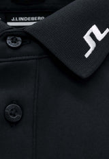 J.Lindeberg KV Logo Polo T-shirt Black GMJT07624_9999