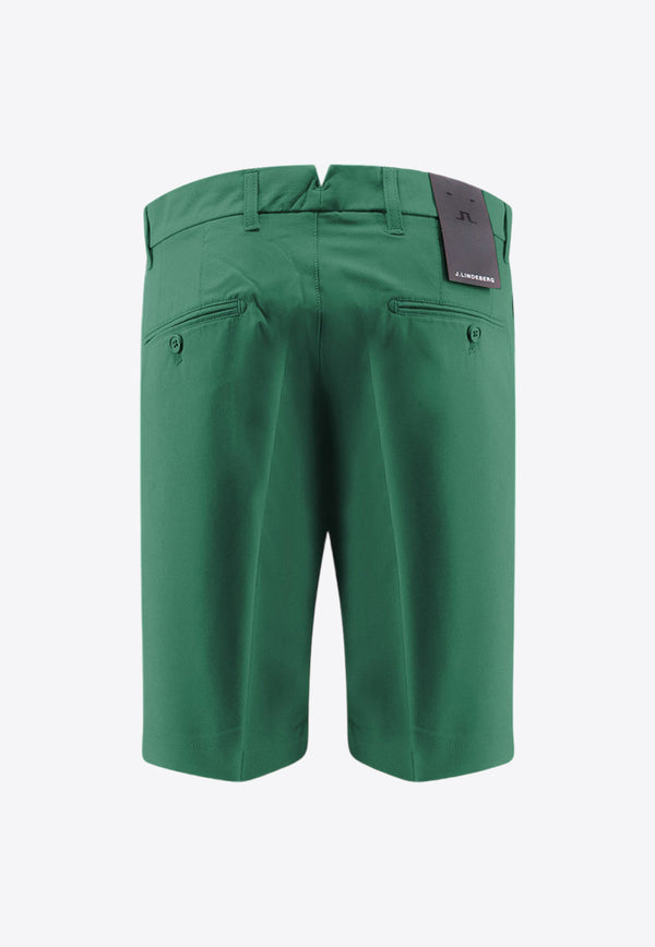 J.Lindeberg Logo Patch Bermuda Shorts Dark Green GMPA07904_M374