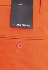 J.Lindeberg Logo Patch Bermuda Shorts Orange GMPA07907_I068