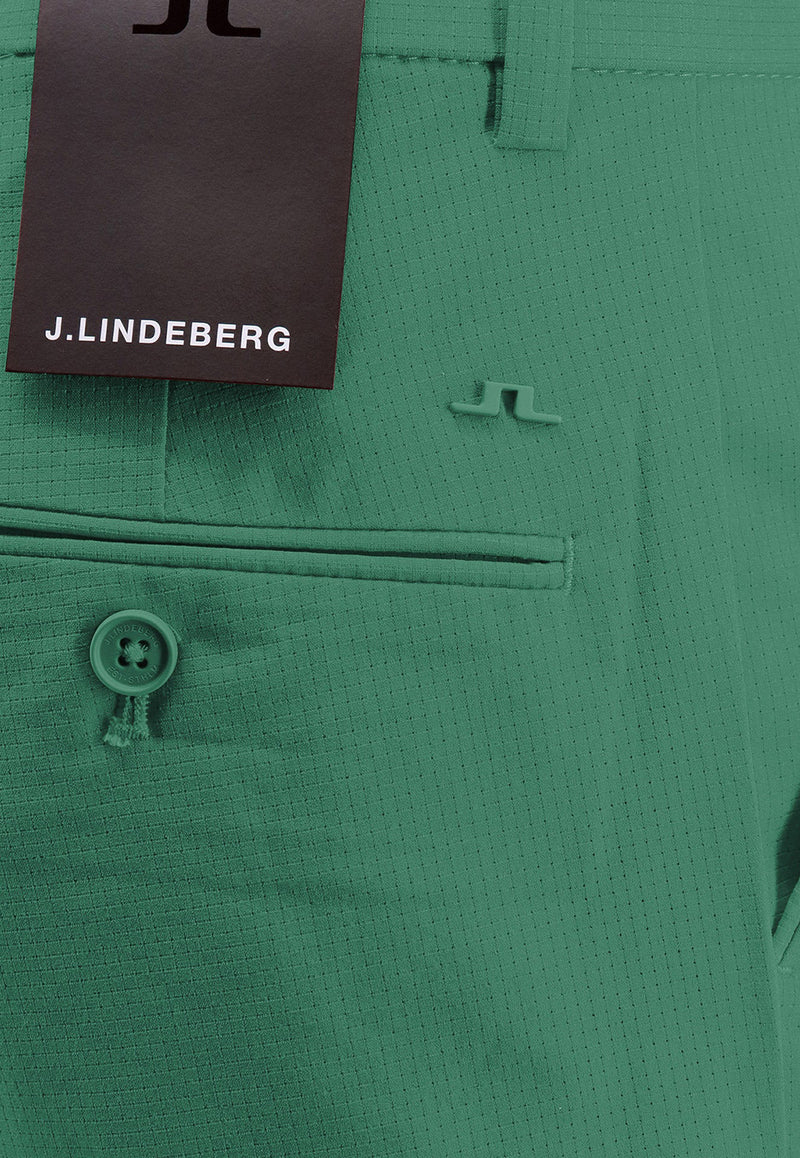 J.Lindeberg Logo Patch Bermuda Shorts Green GMPA07908_M376