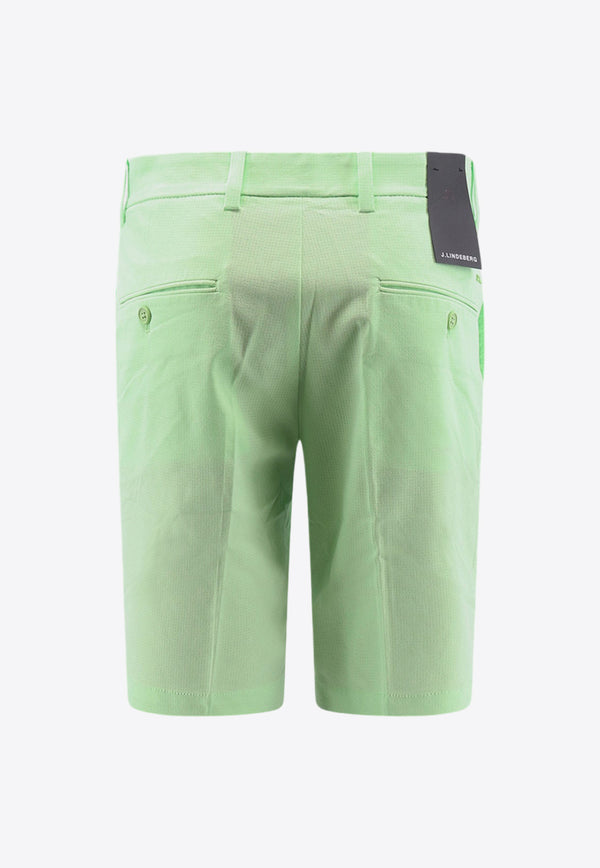 J.Lindeberg Logo Patch Bermuda Shorts Green GMPA07908_M037