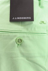 J.Lindeberg Logo Patch Bermuda Shorts Green GMPA07908_M037