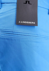 J.Lindeberg Logo Patch Bermuda Shorts Blue GMPA07905_O175