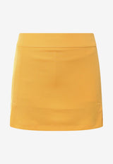 J.Lindeberg Amelie Mini Golf Skirt Orange GWSD07897_I040