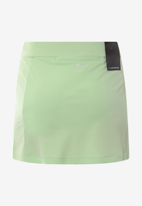 J.Lindeberg Amelie Mini Golf Skirt Green GWSD07948_M037