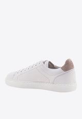 Brunello Cucinelli Leather Low-Top Sneakers White MZUASBJ264_CE280