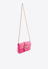 PINKO Classic Love One Crossbody Bag Pink 100061A0F1_N17Q