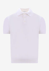 Malo Makò Short-Sleeved Polo T-shirt White UXD074F3Z03_E100