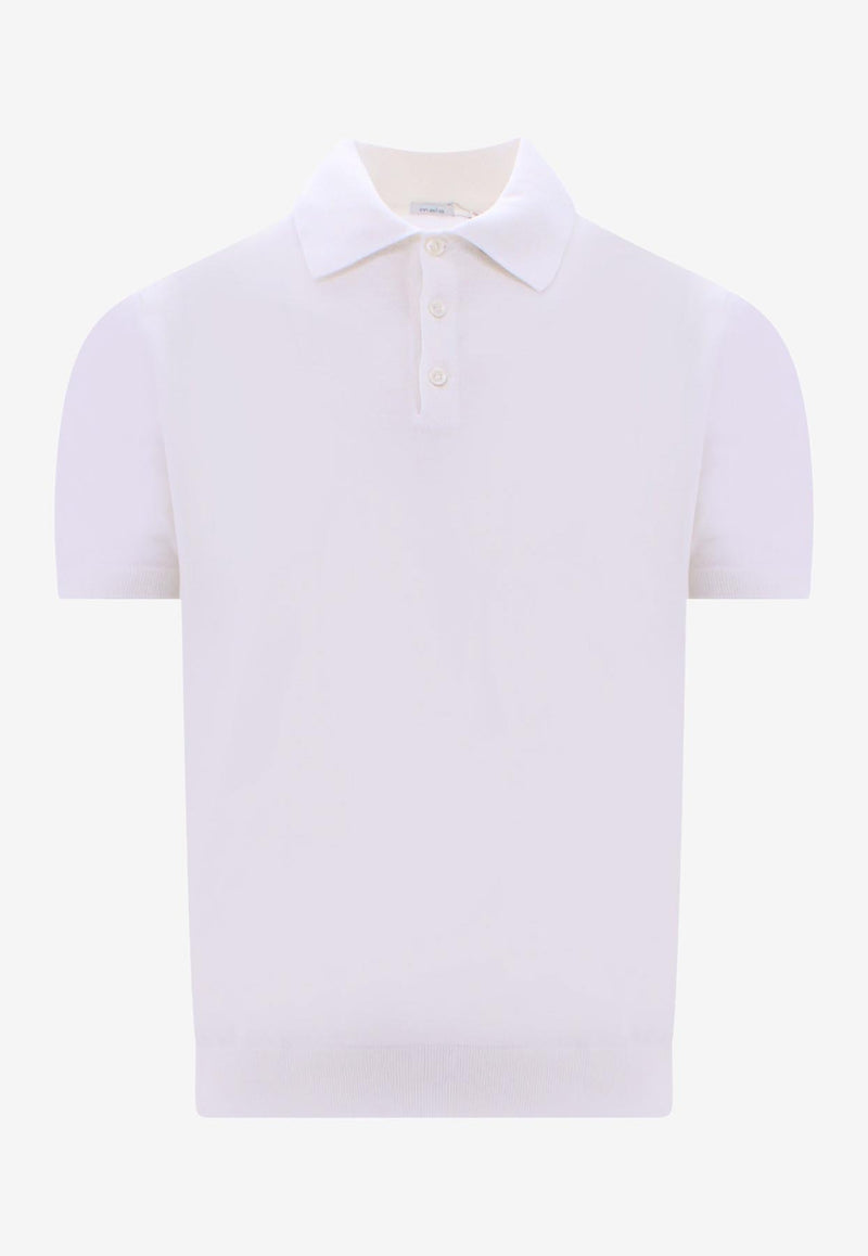 Malo Makò Short-Sleeved Polo T-shirt White UXD074F3Z03_E100