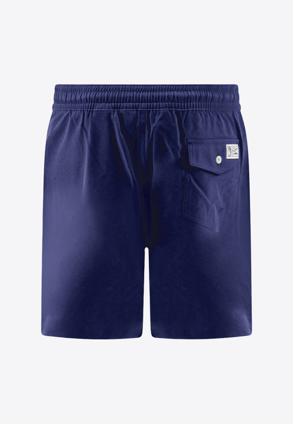 Polo Ralph Lauren Logo Embroidered Swim Shorts Blue 710907255_001